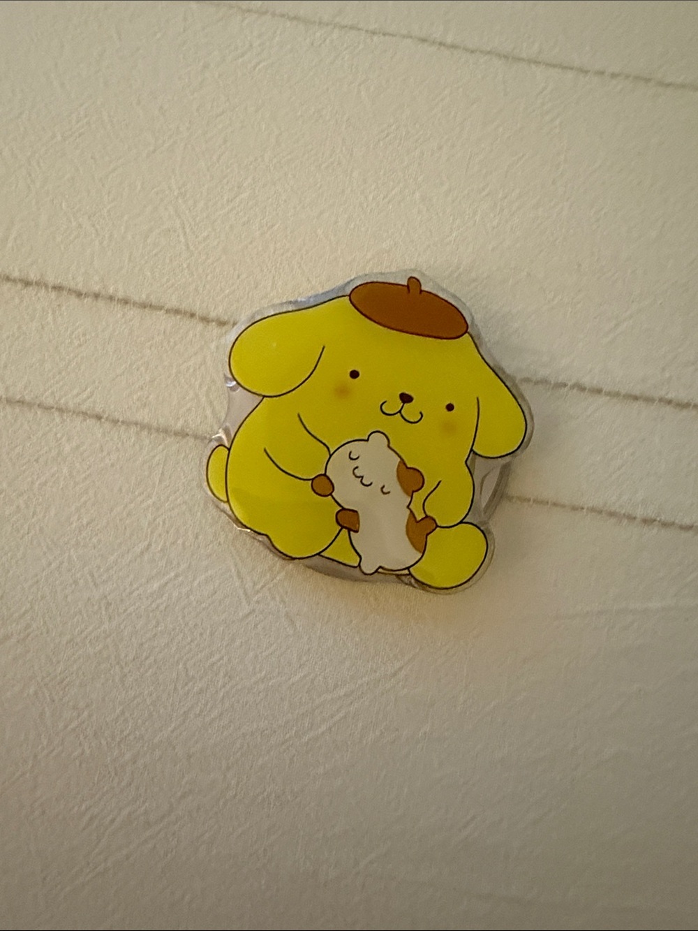 Sanrio Yellow Pompompurin MagSafe Pop Socket